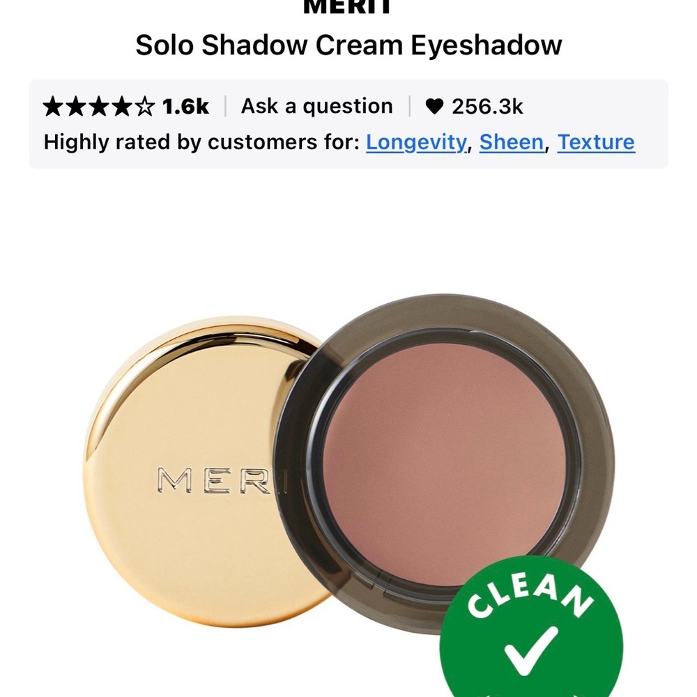 Merit Solo Shadow Cream Eyeshadow in Studio